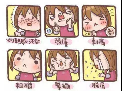 正在过敏期的肌肤 正在过敏期的肌肤